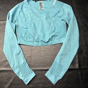 GymShark Cropped Long Sleeve Compression Shirt